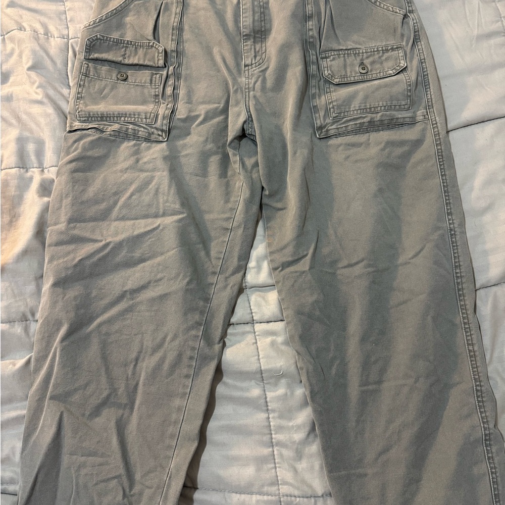 Cabelas 7-Pocket Hiker Pants Mens 36x30 Gorpcore Outdoor Utility Cargo Y2K Style